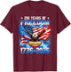 250 Years American 1776 2026 250th USA Birthday 4th of July T-Shirt - T-Shirt | Maroon