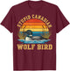 Stupid Canadian Wolf Bird Funny Loon Animal Lovers Humor T-Shirt - T-Shirt | Maroon