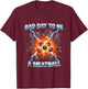 Funny Bootleg Bad Day to Be Meatball T-Shirt - T-Shirt | Maroon