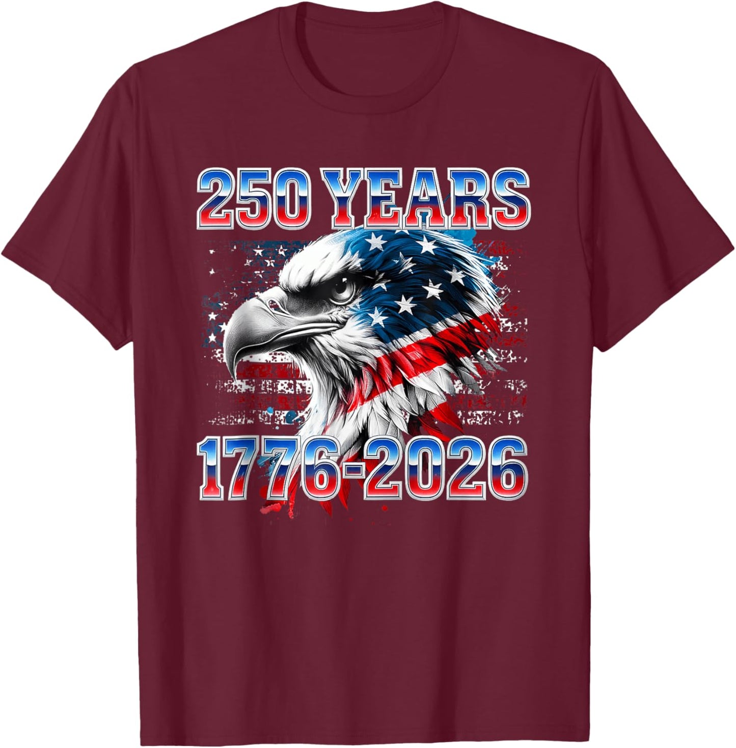 Patriotic T-Shirt - T-Shirt | Maroon