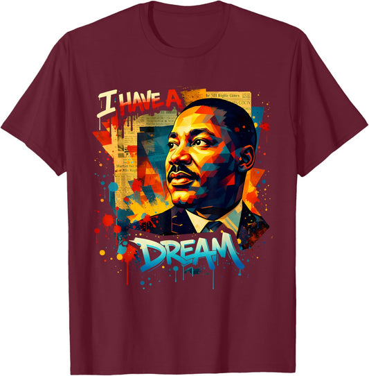 African American Black History Month T-Shirt - T-Shirt | Maroon