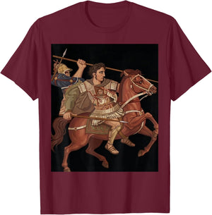 Alexander The Great, King of Macedon T-Shirt - T-Shirt | Maroon