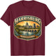 Harrisburg Pennsylvania Souvenir City State Capital Vintage T-Shirt - T-Shirt | Maroon