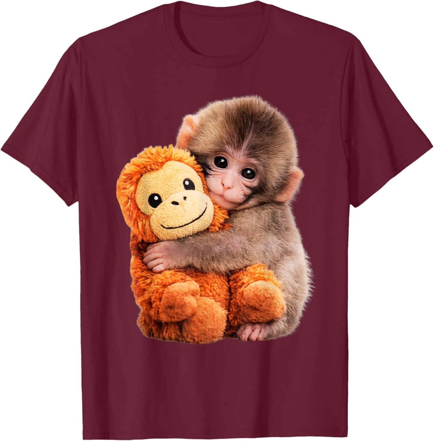 Punch Baby Monkey T-Shirt - T-Shirt | Maroon