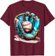 Baseball Glove ice Cream Sprinkles Youth Kids Boys Baseball T-Shirt - T-Shirt | Maroon