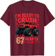 I'm Ready to Crush 67 Hearts Funny Valentine Meme T-Shirt - T-Shirt | Maroon