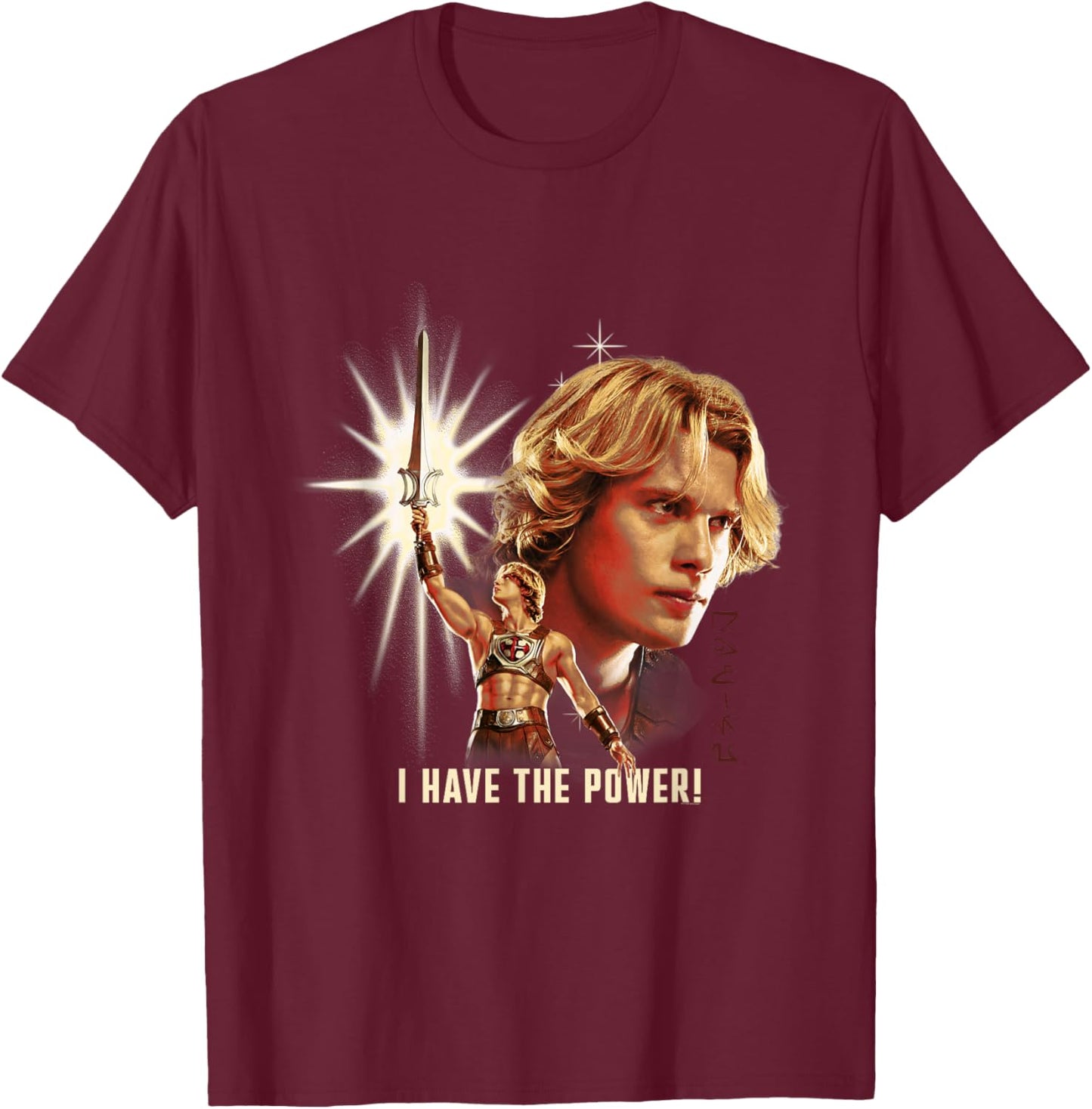 Masters of the Universe Live Action He-Man T-Shirt - T-Shirt | Maroon