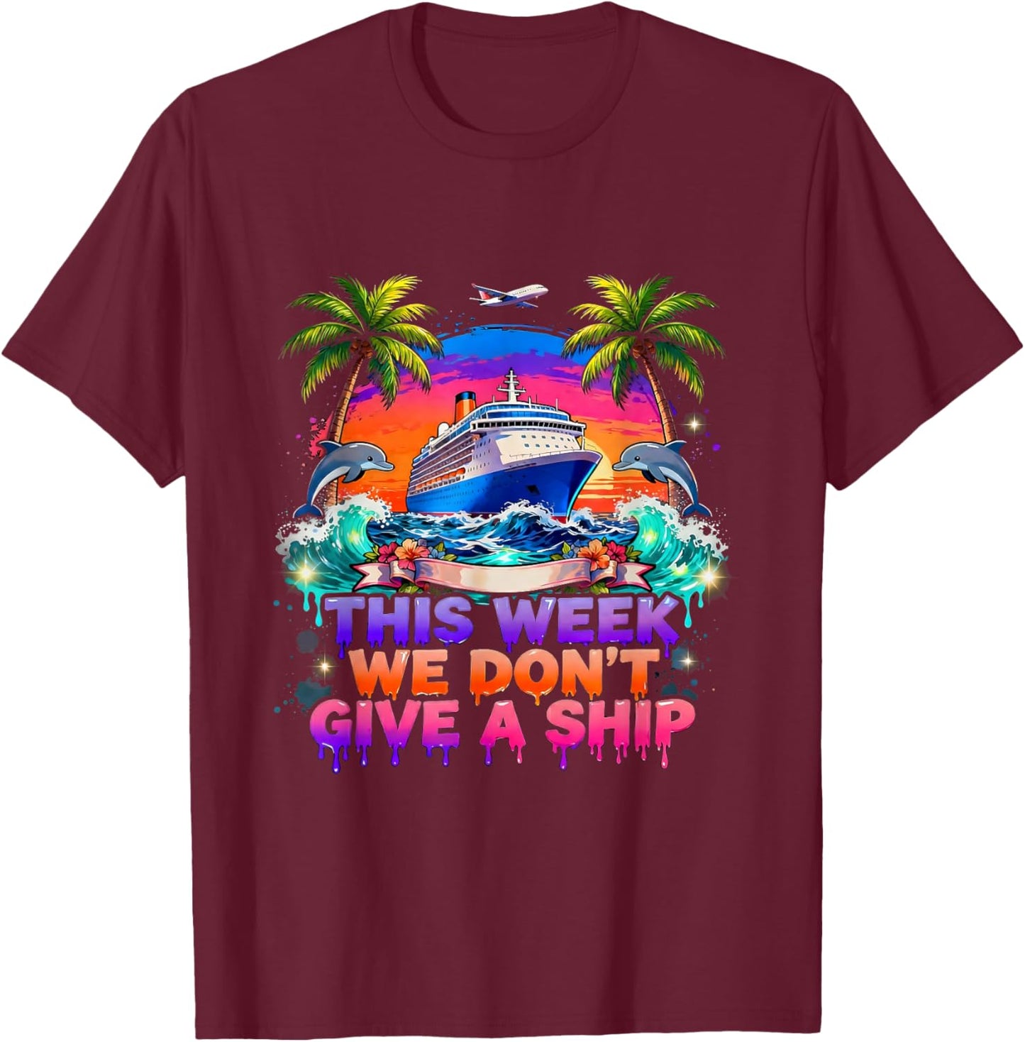 Holidays Cruise 2026 Ship Vacation Family Trip Friends T-Shirt - T-Shirt | Maroon