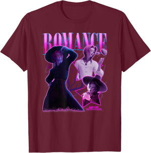 Kpop Demon Hunters Halloween Romance Showcase Y2K Poster T-Shirt - T-Shirt | Maroon