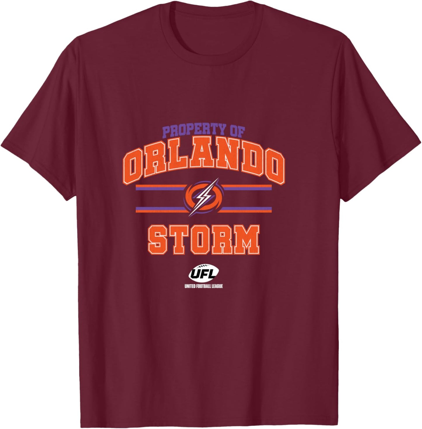 Property of Orlando Storm - Orlando T-Shirt - T-Shirt | Maroon