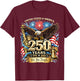 Vintage We The People 250 Years Freedom 1776-2026 Men Women T-Shirt - T-Shirt | Maroon