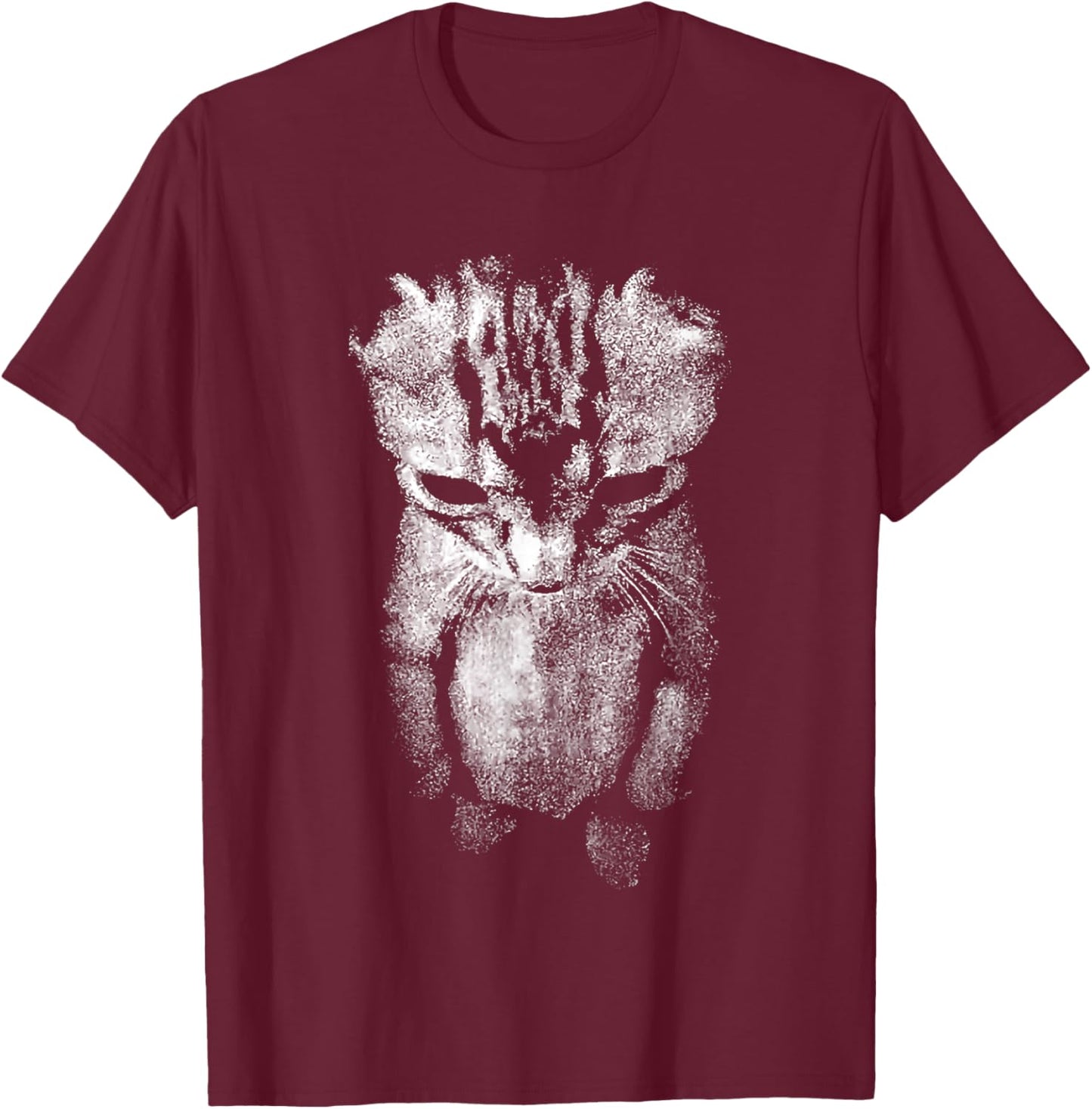 sad Kitten Meme T-Shirt - T-Shirt | Maroon