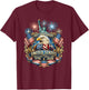 250 Anniversary USA Patriotic Eagle 250th 4th of July 2026 T-Shirt - T-Shirt | Maroon