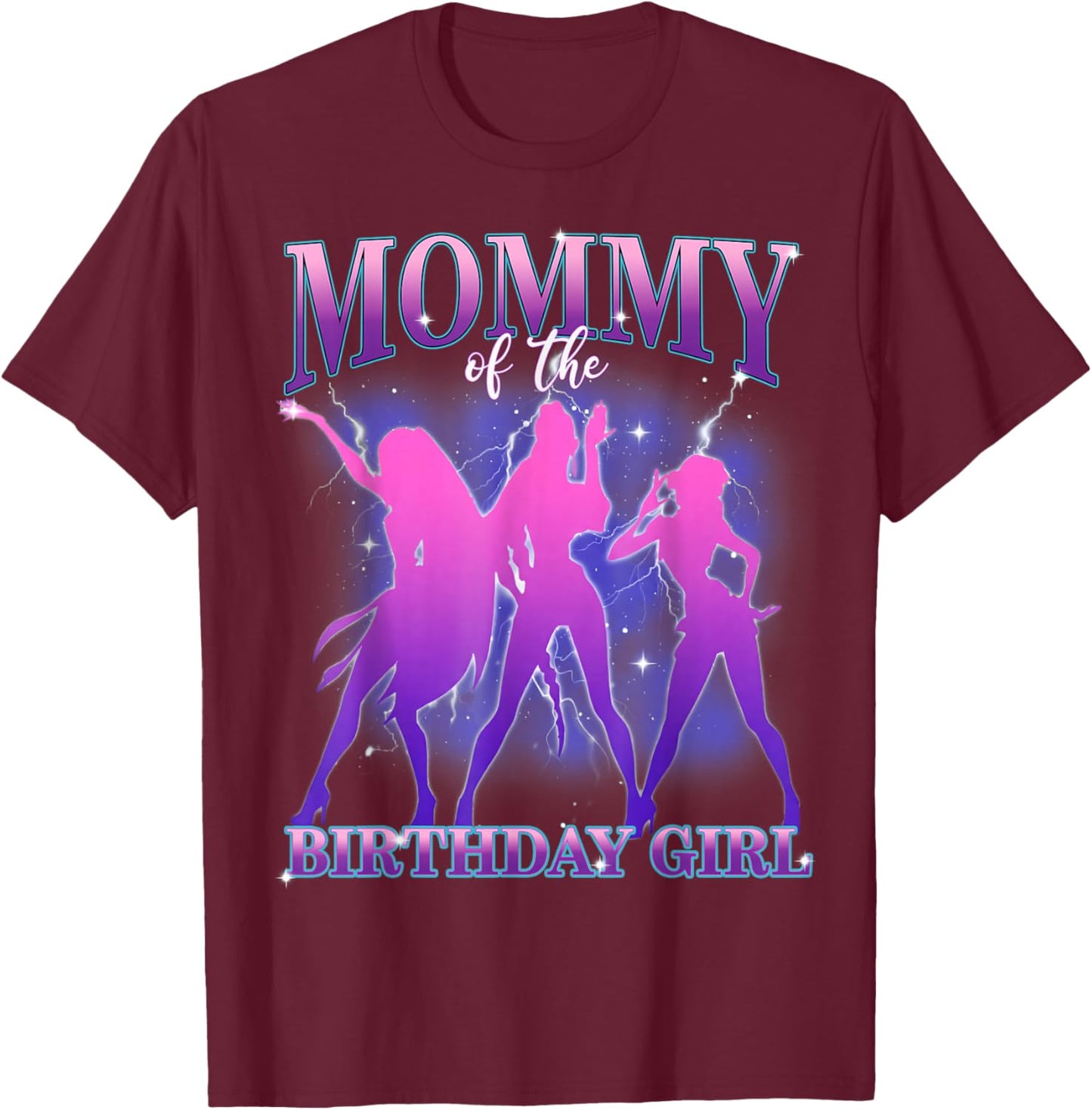 Girls Birthday T-Shirt - T-Shirt | Maroon