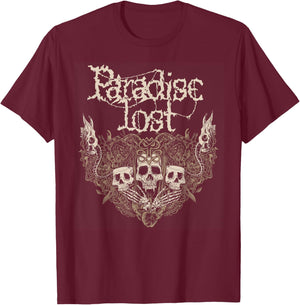 Paradise Lost - 'Gothic Skull' T-Shirt - T-Shirt | Maroon