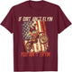 If Dirt Ain't Flyin You Ain't Tryin Cool Dirtbike American T-Shirt - T-Shirt | Maroon
