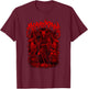 Merry Xmas Heavy Metal Band Parody Death Metal Vintage Santa T-Shirt - T-Shirt | Maroon