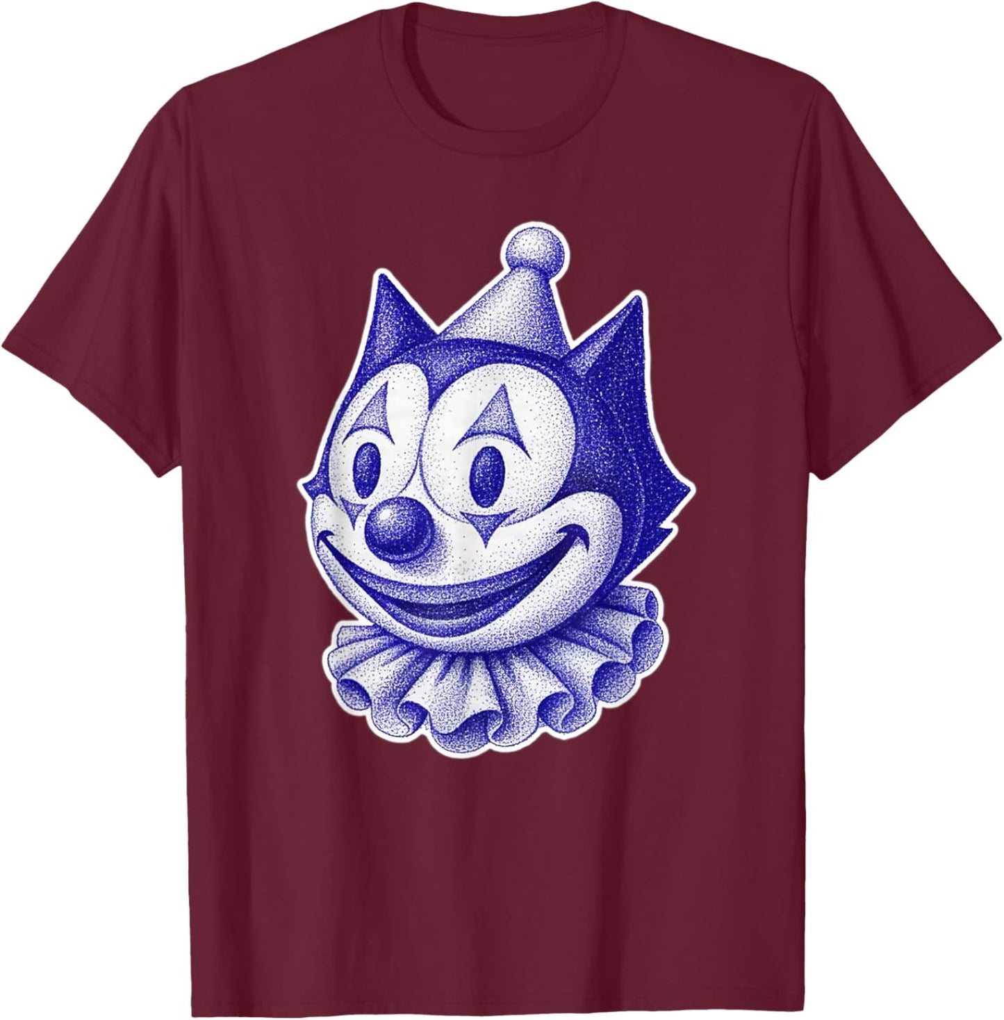 Clown Chicano Felix T-Shirt - T-Shirt | Maroon