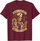 Sorta Ratchet Sorta Nightingale Skeleton Nurse Halloween T-Shirt - T-Shirt | Maroon