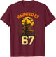 67 Meme Trendy Halloween Funny Six Seven Gen Alpha Teen Boys T-Shirt - T-Shirt | Maroon