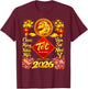 Happy Lunar New Year 2026 Year of The Horse TET Nguyen Dan T-Shirt - T-Shirt | Maroon