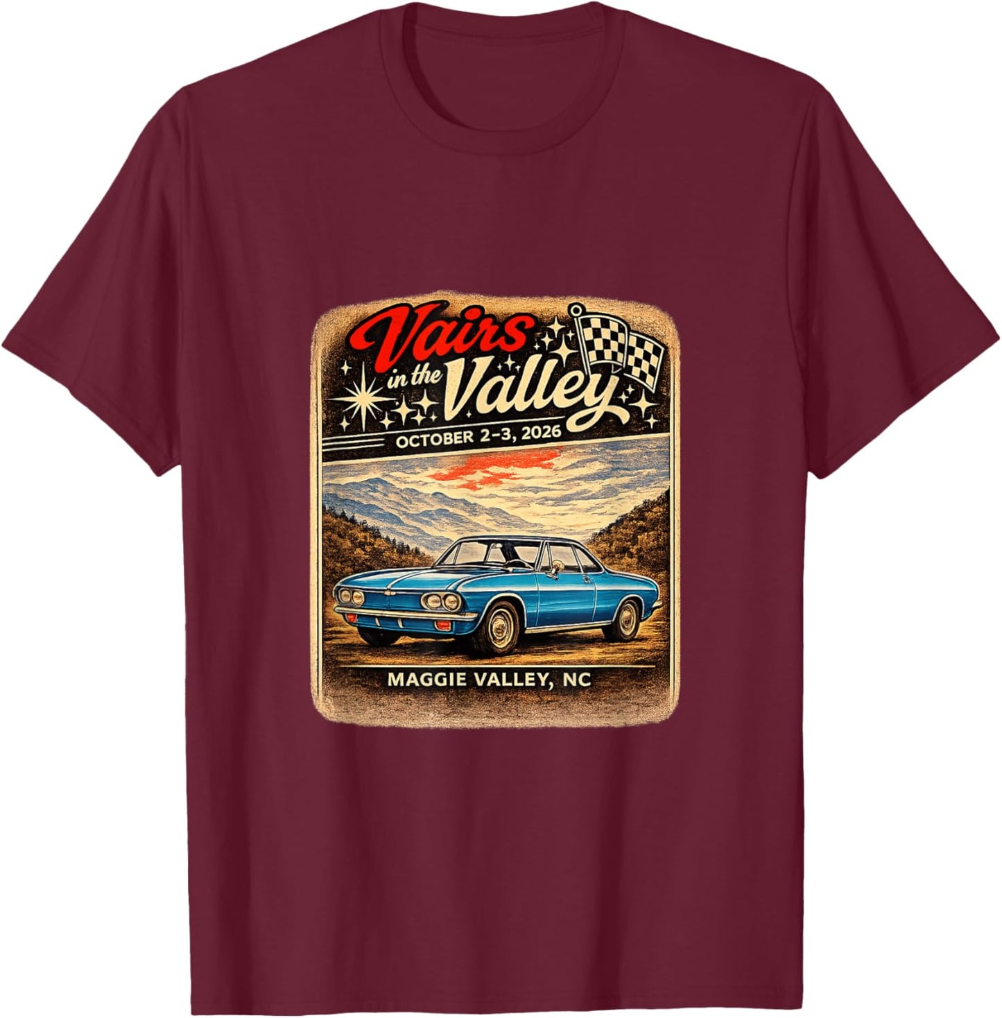 Vairs in the Valley 26 T-Shirt - T-Shirt | Maroon