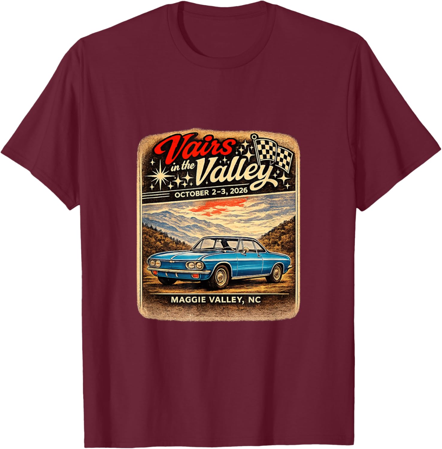 Vairs in the Valley 26 T-Shirt - T-Shirt | Maroon