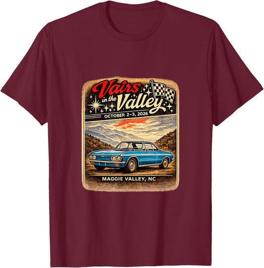Vairs in the Valley 26 T-Shirt - T-Shirt | Maroon