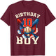 Baseball Splash Drip 10th Birthday Sports Lover Boy Gift T-Shirt - T-Shirt | Maroon