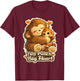 Cute But Punchy Monkey T-Shirt - T-Shirt | Maroon