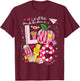 Let All That You Do Done in Love Valentine Christian Teacher T-Shirt - T-Shirt | Maroon