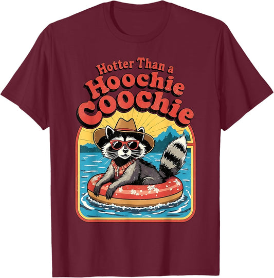 Funny Trash Panda Meme T-Shirt - T-Shirt | Maroon
