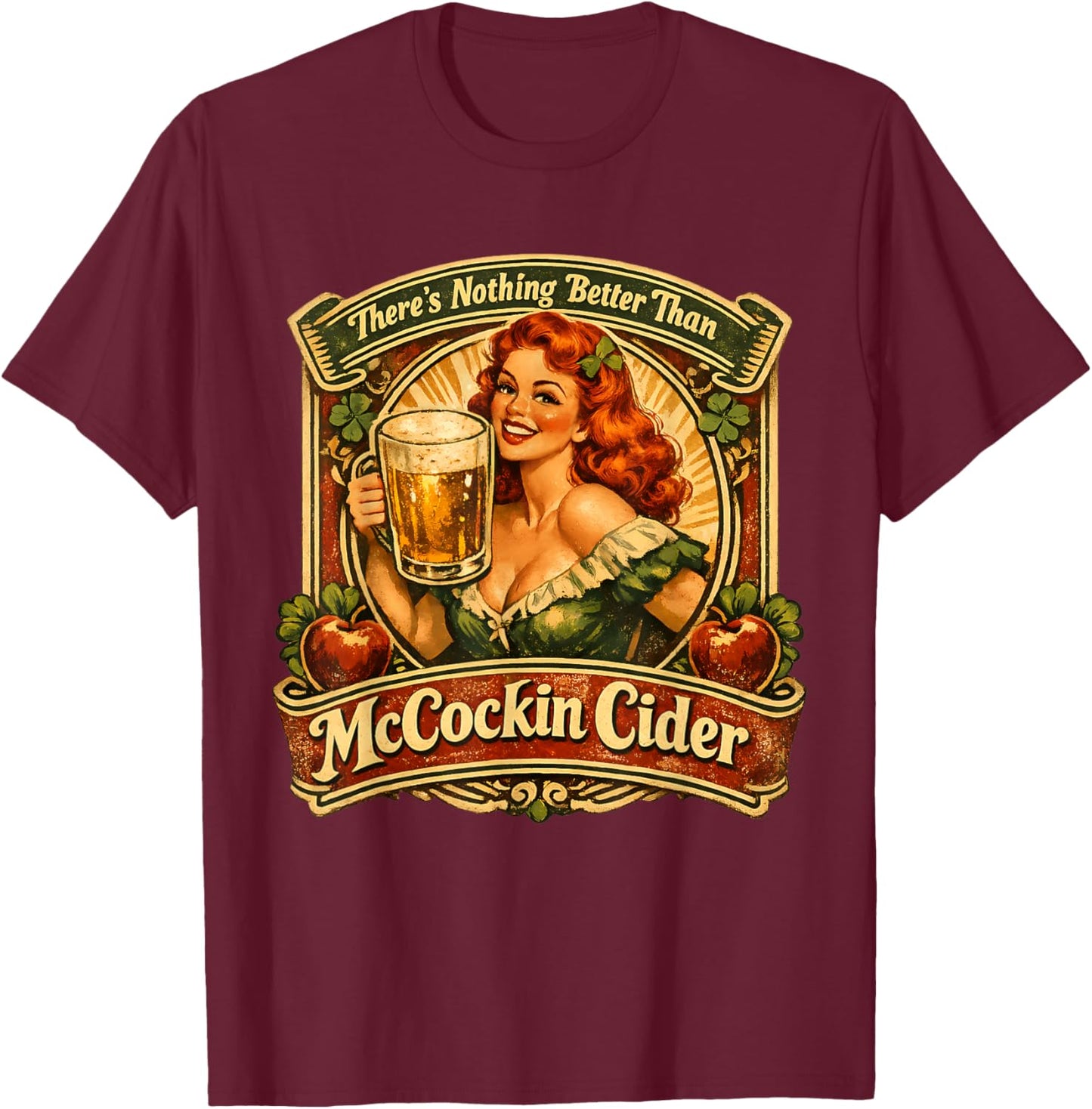 McCockin Cider T-Shirt - T-Shirt | Maroon