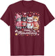 Happy Meowentines Valentine Cat Lovers T-Shirt - T-Shirt | Maroon