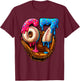 Baseball Drip Ice Cream Number 67 Player Or 67th Birthday T-Shirt - T-Shirt | Maroon