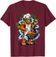 BBQ Master Bigfoot Chef Grill Cooking Barbecue Dad Funny T-Shirt - T-Shirt | Maroon
