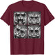 Tiger Sunglasses Selfie Men Women Kids Boys Girls Youth Teen T-Shirt - T-Shirt | Maroon