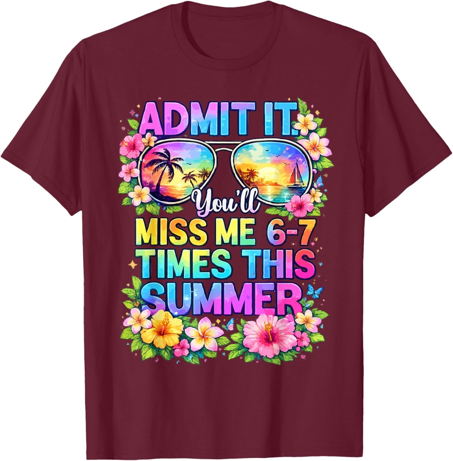 67 Last Day of School Gen A Last Day of Schools Teacher 2026 T-Shirt - T-Shirt | Maroon