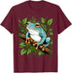 Whites Tree Frog Lover Australian Green T-Shirt - T-Shirt | Maroon