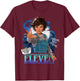 Stranger Things Tales from '85 Eleven Character Portrait T-Shirt - T-Shirt | Maroon
