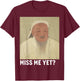 Genghis Khan Portrait T-Shirt - T-Shirt | Maroon