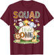 Squad of The Wild One 1st Birthday Boy Jungle Safari T-Shirt - T-Shirt | Maroon