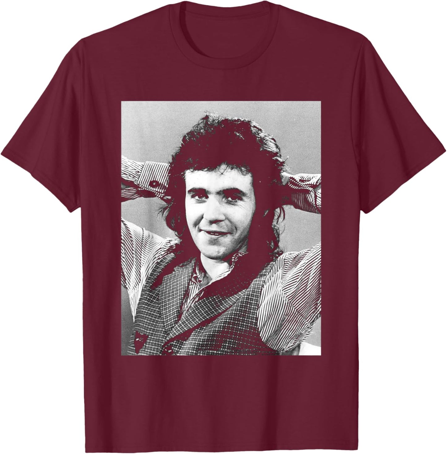 David Essex Out On The Street City Lights 1976 T-Shirt - T-Shirt | Maroon