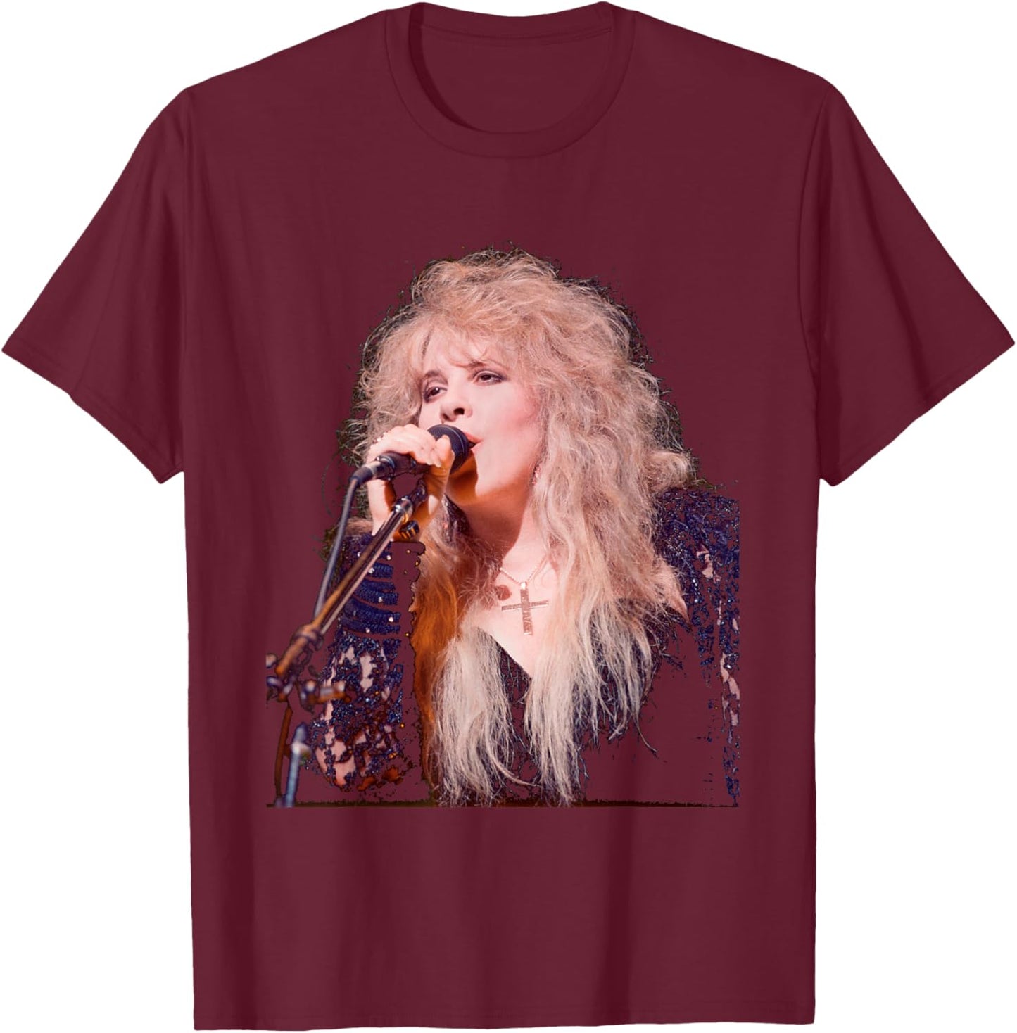 Stevie Nicks Fleetwood Mac Dreams Live 1990 T-Shirt - T-Shirt | Maroon