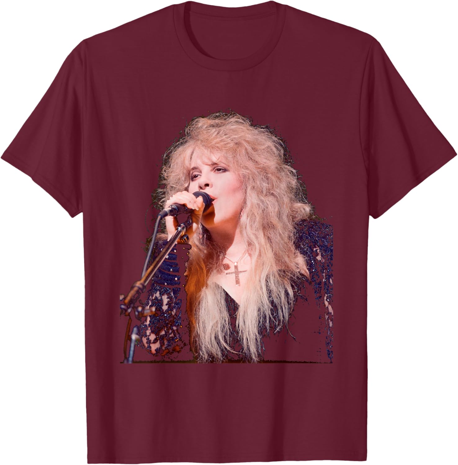Stevie Nicks Fleetwood Mac Dreams Live 1990 T-Shirt - T-Shirt | Maroon
