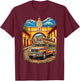 Guatemala Chicken Bus Antigua Chapin Quetzal Guate Tikal 502 T-Shirt - T-Shirt | Maroon