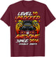 Official Double Digits Level 10 Unlocked 10th Birthday Boy T-Shirt - T-Shirt | Maroon