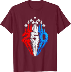 250 Years American 1776 2026 250th USA Patriotic 4th of July T-Shirt - T-Shirt | Maroon