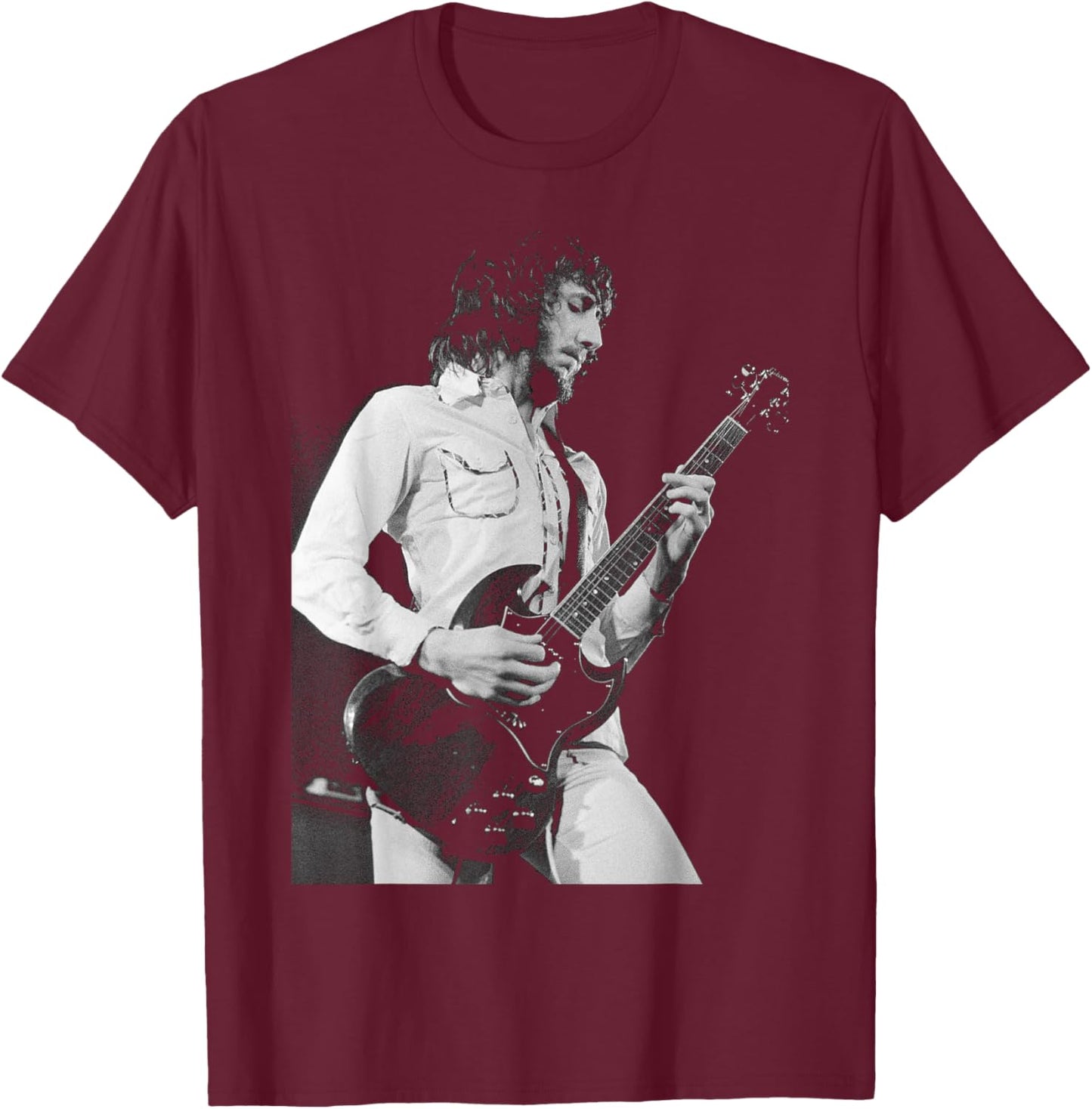 The Who Pete Townshend Who's Next Tour 1971 T-Shirt - T-Shirt | Maroon