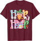 Happy Easter Hip Hop Bunny Egg Coquette Bow Girl Women T-Shirt - T-Shirt | Maroon